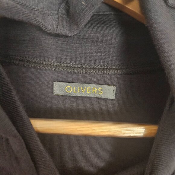 Olivers Men's Porter Hoodie Gray Size Medium Pullover 100% Merino Wool - Picture 4 of 8